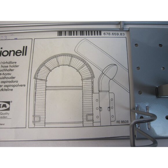 Ikea Rationell Wall Mounted Vacuum Hose Holder Gray Rack 678.659.83 - Picture 3 of 10
